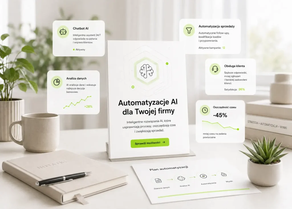 Automatyzacje AI w firmie – co warto wdrożyć, ile to kosztuje i od czego zacząć.